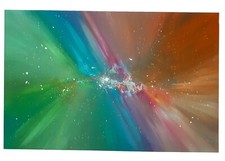 Wandbild Acrylbild Abstrakt Unikat handgemalt vom Künstler KREATIV ART BY RK