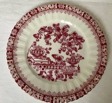 1 Kuchenteller Echt Tuppack China Rot Schlesien 17 cm