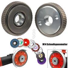 2-tlg Schnellspannmutter M14 für Winkelschleifer AEG Flex Makita Black & Decker