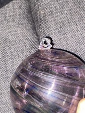 Mundgeblasene Glaskugel Rot