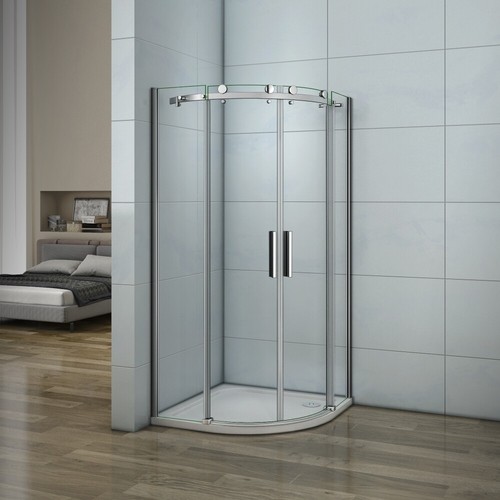 90x90cm 195cm klarglas - 90x90cm,