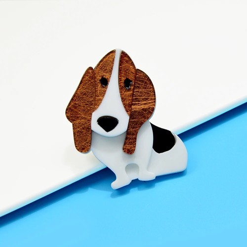 Hund schmuck brosche basset - hund,