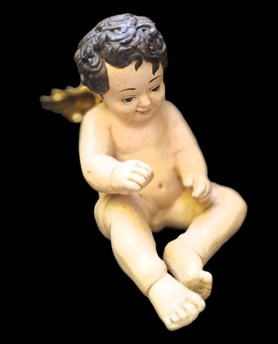 Figur barock engel putto - figur,