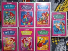 Arielle VHS Kassette Hologramm - Walt Disney Sammlerstück Serie 1 -7 Selten Rar