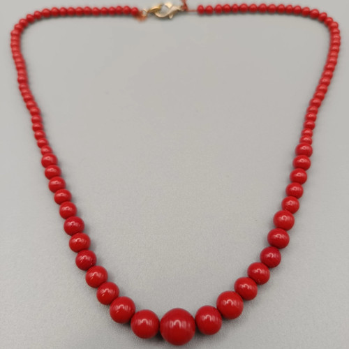 Stilvolle rote perlen elegante - rote,