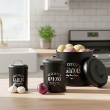 3x Vorratsdosen set Zwiebeln