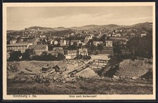 Ansichtskarte Kirchberg i. Sa., Blick nach Burkersdorf 