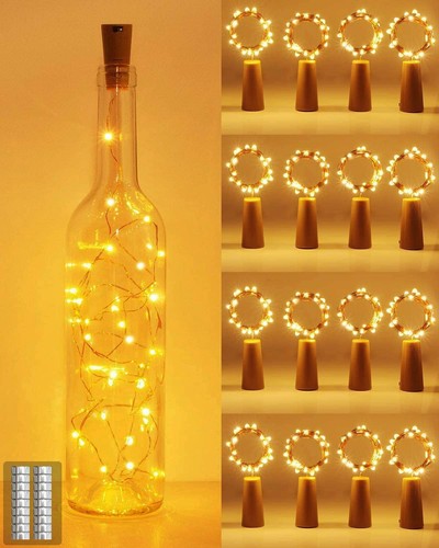 Flaschenlichterkette 20led - flaschenlichterkette, 2m