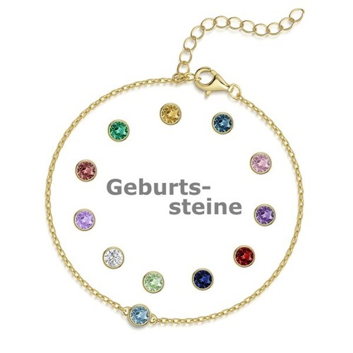 Geburtssteine armband 925 - geburtssteine,