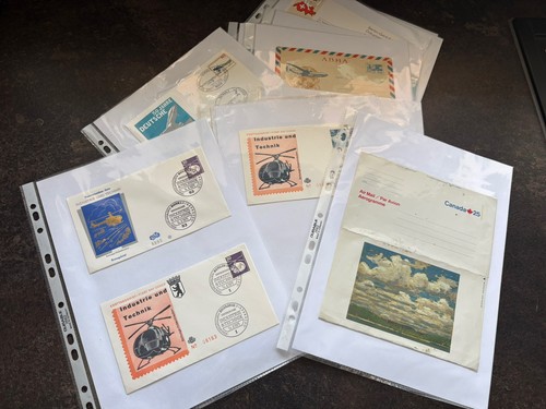Alte briefmarken flugzeuge - briefmarken,