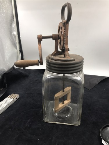 Alte buttermaschine butterglas - buttermaschine,