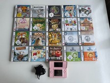 Nintendo DS Lite + Ladekabel + 20 Spiele