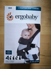 Ergobaby 360 Carrier Babytrage 4 Positionen Carbon Grey Wie Neu