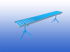 3 m. Rollenbahn Transportrollbahn Förderband 40 cm Blume-Rollen