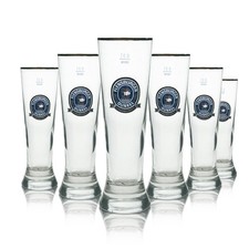 6x Flensburger Bier Glas Tulpe