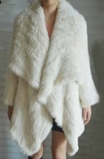 Pelz Palzmantel Fell Strick