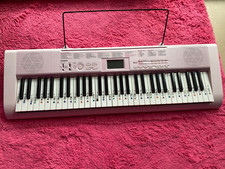 Keyboard Casio Pink LK 127 wie Neu mit Noten auf den Tasten