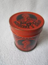 sehr alte seltene kleine Schnupftabak-Dose Blechdose Moederke´s Snuff 5x4,5cm