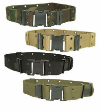 Mil-Tec US Lochkoppel LC2 110-120 cm schwarz Army Gürtel Outdoor oliv M-L 5,5cm