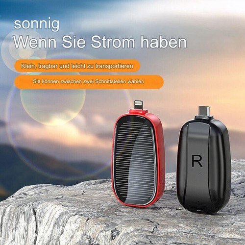 Mini solar powerbank tragbar - mini,