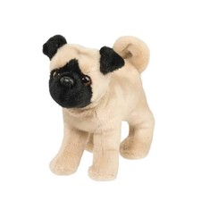 Kleines Kuscheltier Hund Mops superweich Stofftier Plüschtier