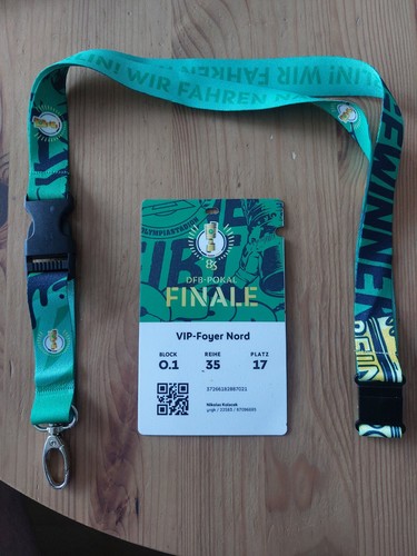 Used vip ticket dfb - vip, pokal