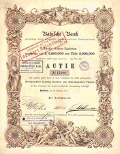 Badische Bank 1871 Mannheim