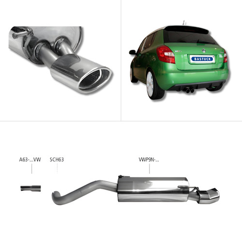 Bastuck sportauspuff skoda - bastuck,