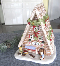 Villeroy & Boch Nostalgic Village -Skihütte- Dekolights Weihnachtsporzellan
