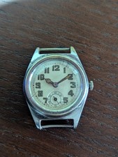 1940er Jahre Herren Waterproof Cased Military Watch, Keeping Time, Vintage Watch #P459