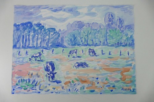 Wilhelm klußmann aquarell - wilhelm,