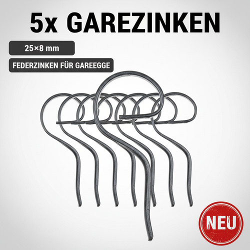 Stück garezinken 25x8mm - 5,