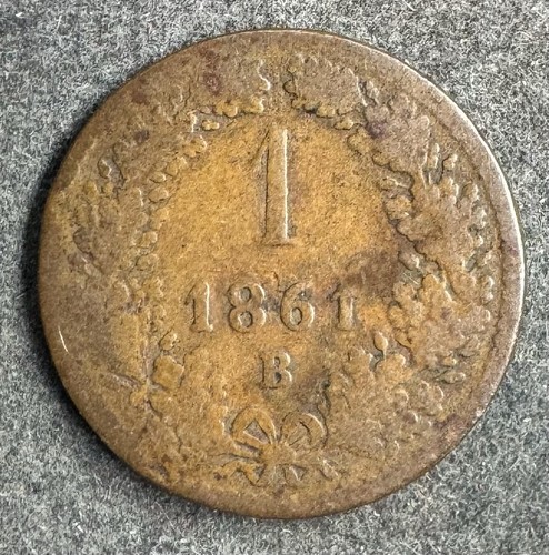 Kreuzer 1861 österreich - 1,