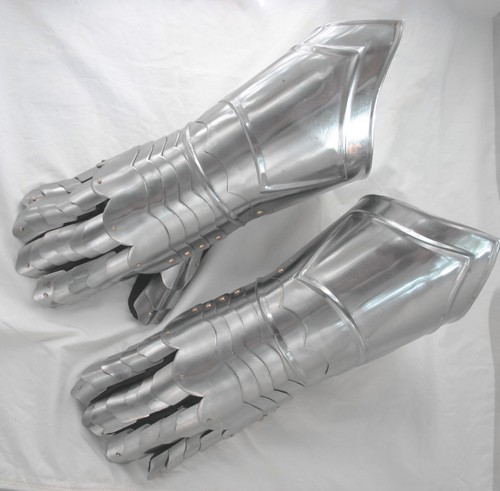 Platten ritter handschuhe - platten,