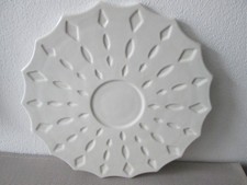 Ikea Kerzentablett Kerzenteller Porzellan creme weiß 27cm Kerzen Deko Schale