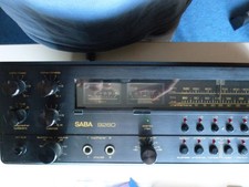 SABA Receiver 9260, gebraucht, defekt an Bastler, mit BDA und Reparaturanleitung