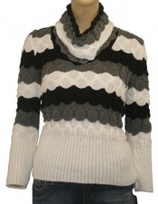 Restposten ++ Damenpullover ++ Gr.S ++ schwarz/weiß/grau