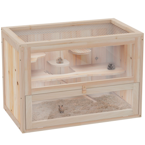 Hamsterkäfig aus holz - hamsterkäfig, mäuse
