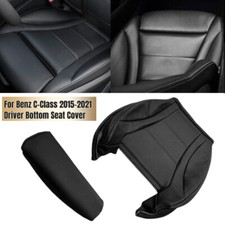 Für 2014-2020 Mercedes-Benz C-Klasse W205 Fahrer Unten Sitzbezug - Leder Schwarz