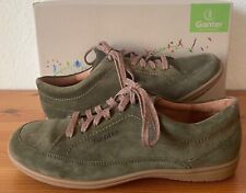 Ganter Damenschuh Gill Gr. 41, Halbschuh, Veloursleder, Farbe Forest, mit Karton