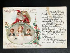AK Litho (160) Werbung Huyler's Bonbon Schokolade Weihnachtsmann, um 1910