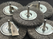 5x Drahtbürste 100mm 6mm /
