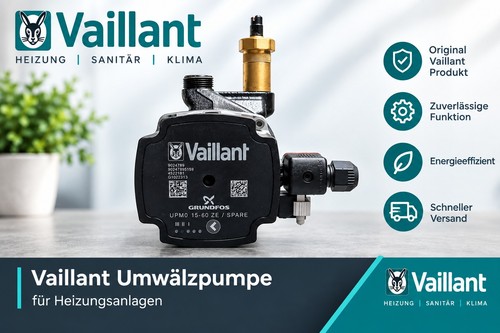 Vaillant grundfos pumpe upmo - grundfos,