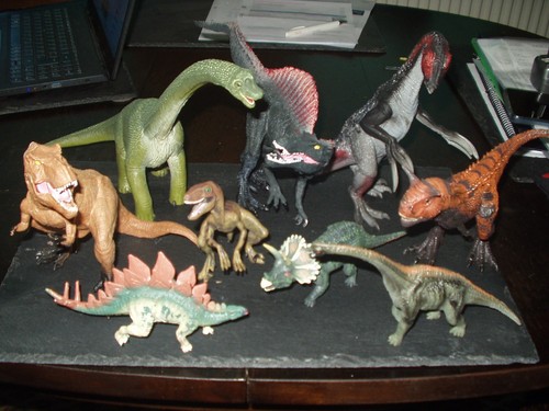 Dinosaurier figuren stück - dinosaurier, figuren,