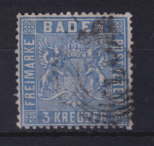 Baden 1860 wappen kreuzer - baden,