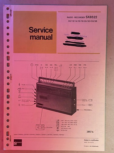 Philips service manual für - philips,