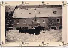 org. Foto 2. Weltkrieg Deutschland Weißenstadt Winter Gasthof