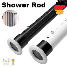 50-410cm Universal Teleskopstange Edelstahl Ohne Bohren Duschvorhangstange NEU
