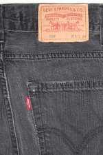 Levis Herren Jeans Hose 506 STANDARD Regular Straight W31 L34 schwarz Levi's