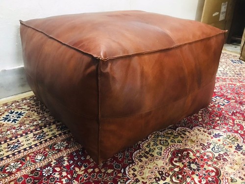 Leder marokkanisch ottoman - leder,